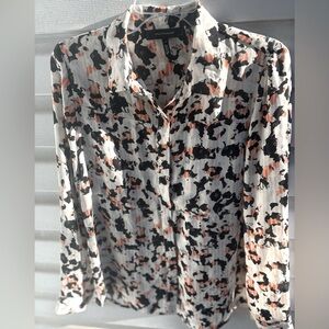 Robert Rodriguez women long sleeve print blouse. Size S